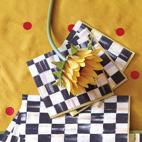Courtly Check Cocktail Paper Napkins