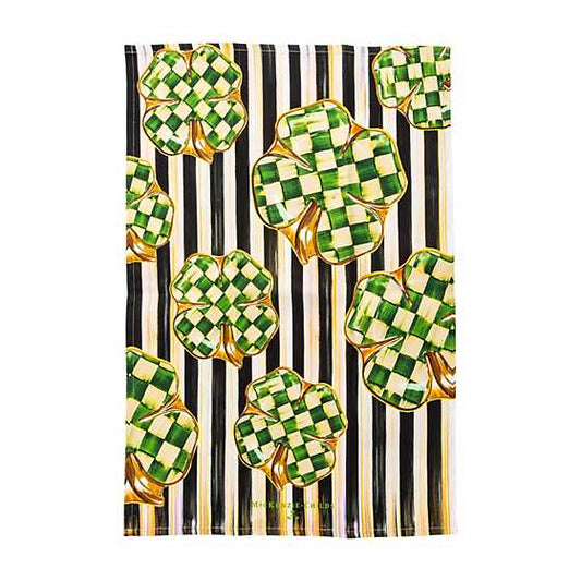 Dancing Clovers Dish Towel