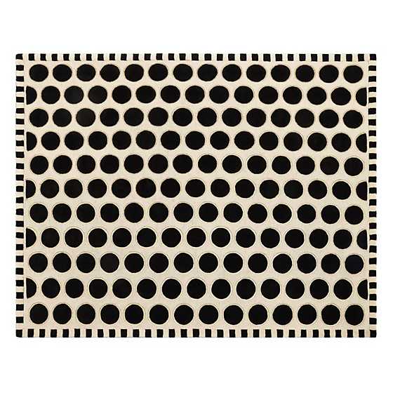 Dots A Lots Rug - Black - 8' x 10'