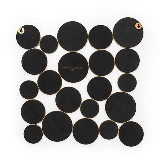 Golden Rings Wall Mirror