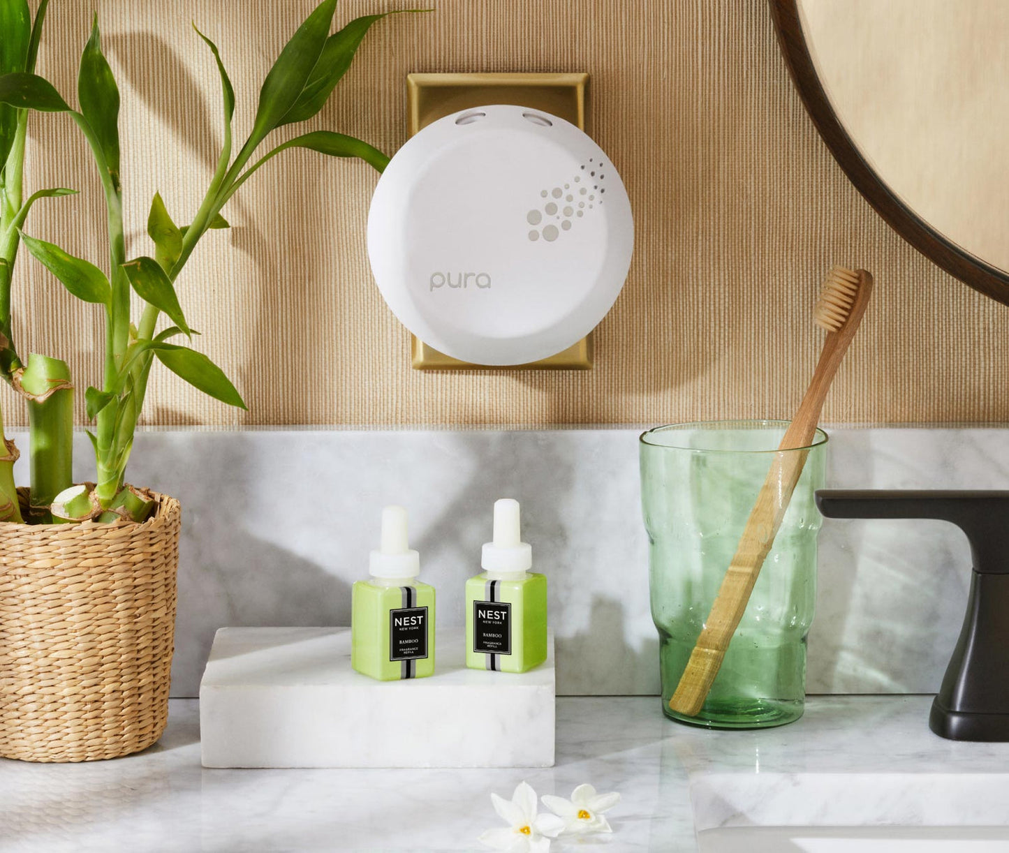 Bamboo Refill Duo for NEST x Pura Smart Home Fragrance Diffuser