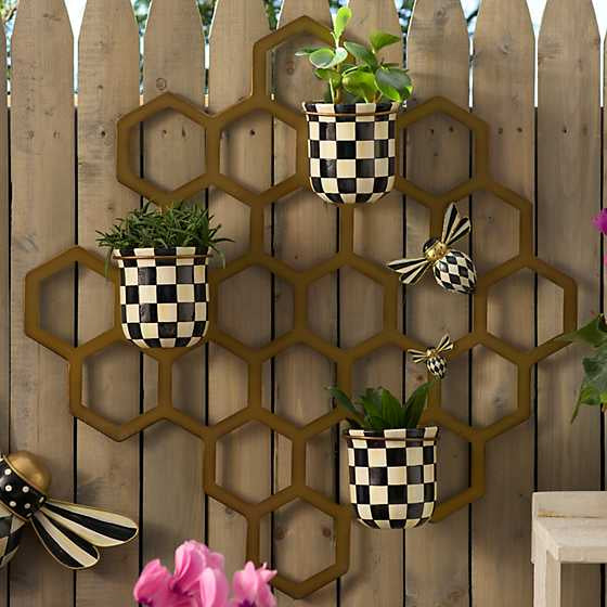 Honeycomb Wall Planter