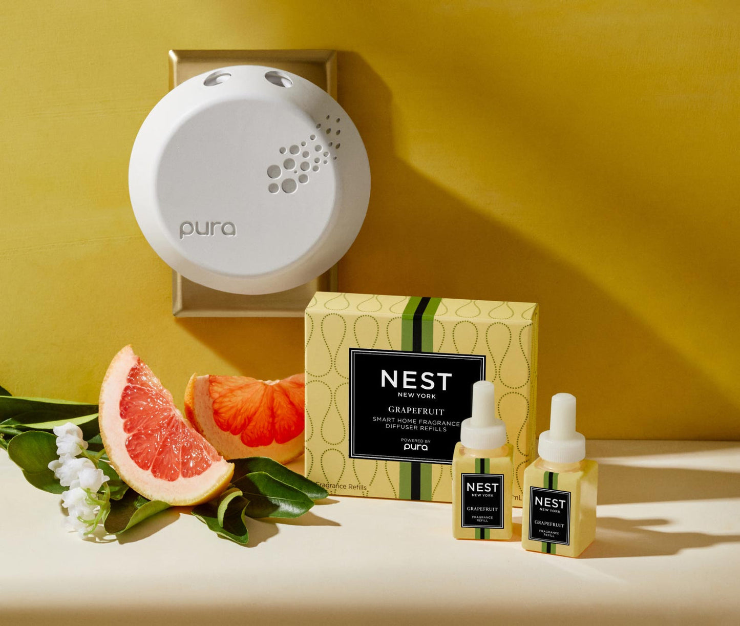 Grapefruit Refill Duo for NEST x Pura Smart Home Fragrance Diffuser