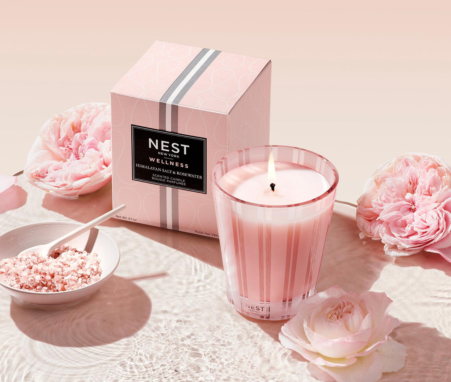 Himalayan Salt & Rosewater Classic Candle