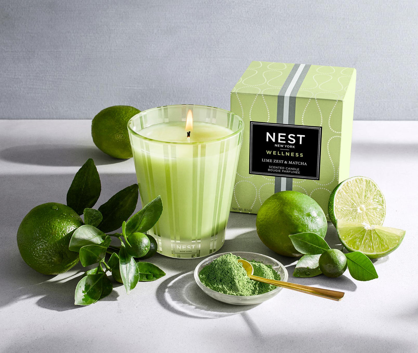 Lime Zest & Matcha Classic Candle