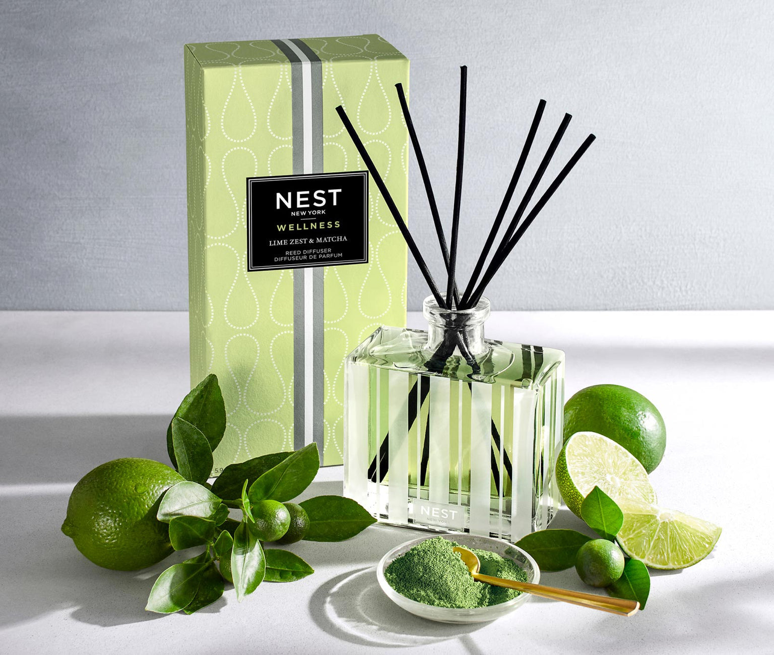 Lime Zest & Matcha Reed Diffuser