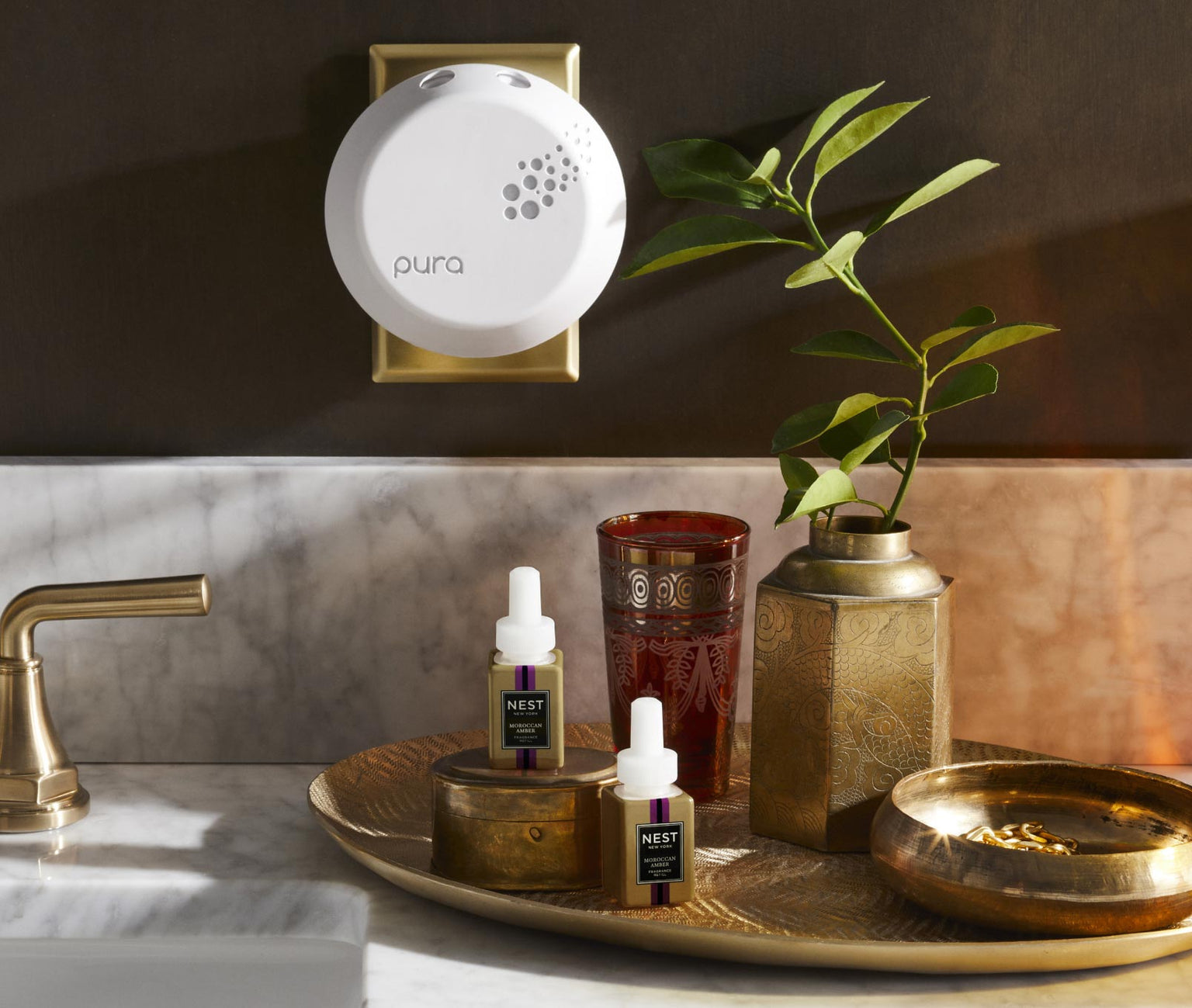 Moroccan Amber Refill Duo for NEST x Pura Smart Home Fragrance Diffuser