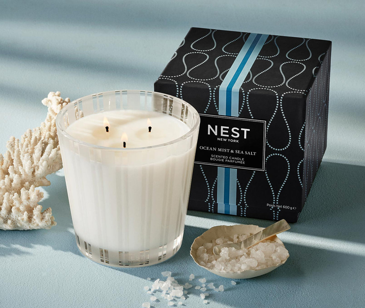 Ocean Mist & Sea Salt 3 Wick