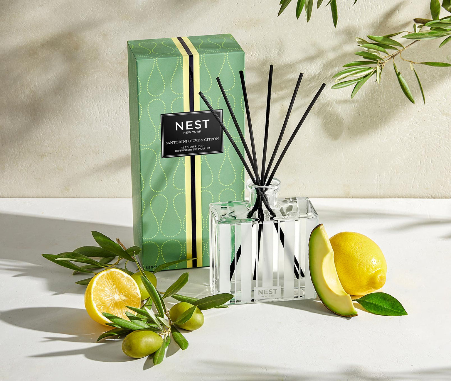 Santorini Olive & Citron Reed Diffuser