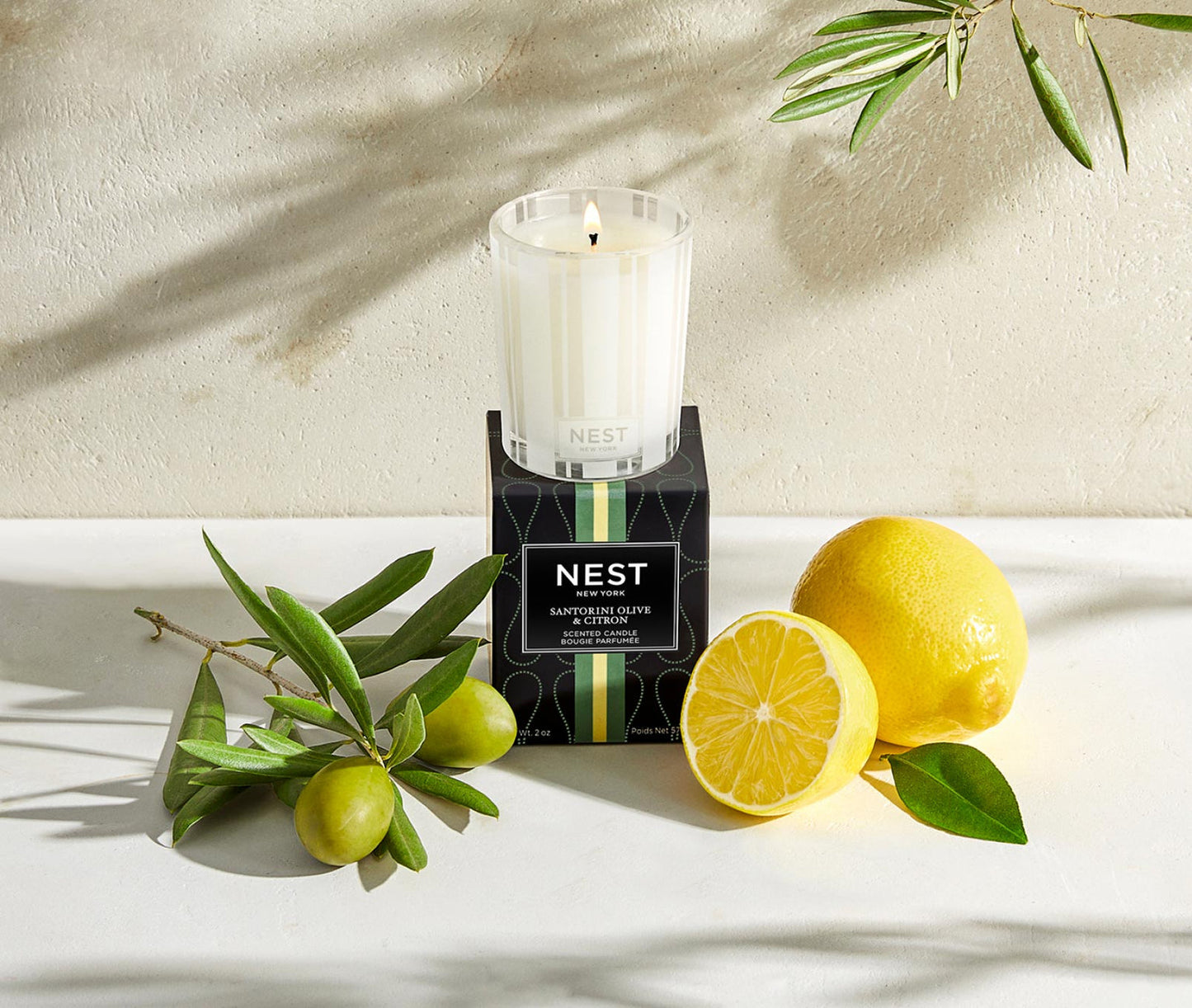 Santorini Olive & Citron Votive Candle