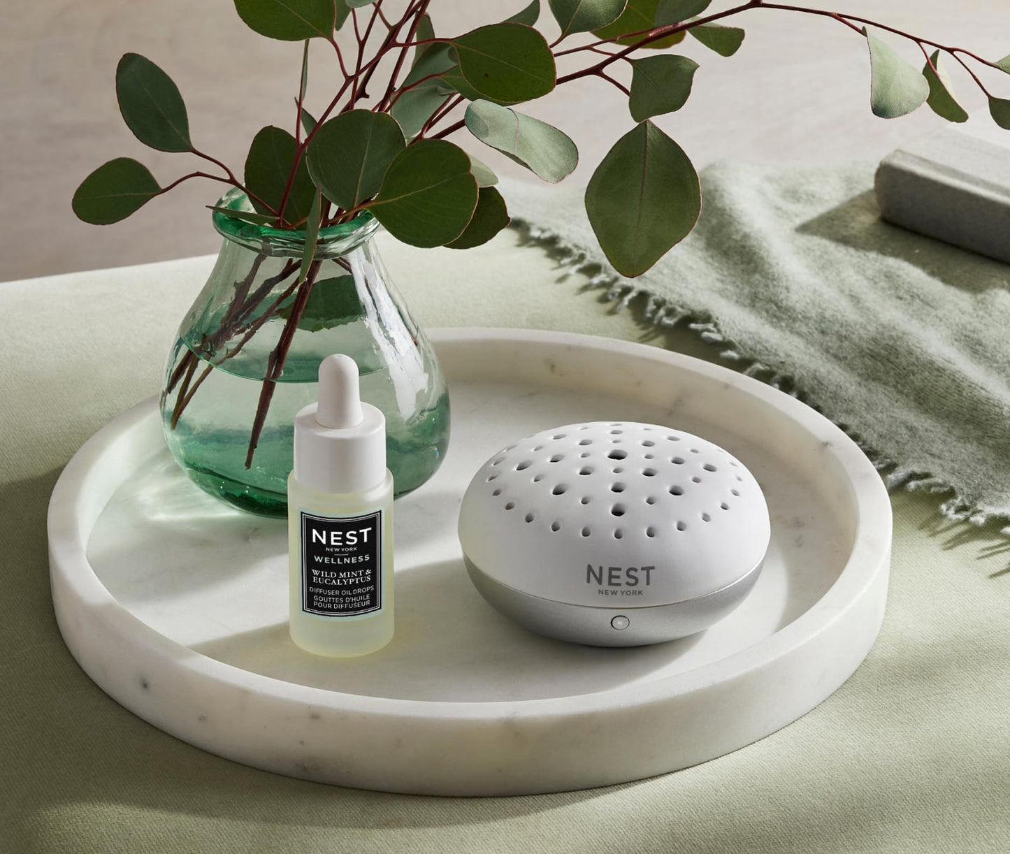 Wild Mint & Eucalyptus Misting Diffuser Set