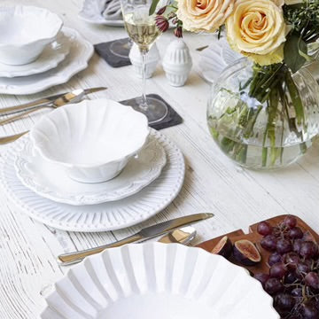 Incanto Stone White Lace Salad Plate