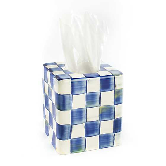 Royal Check Boutique Tissue Box Cover