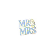 Blue Mr and Mrs Mini Attachment