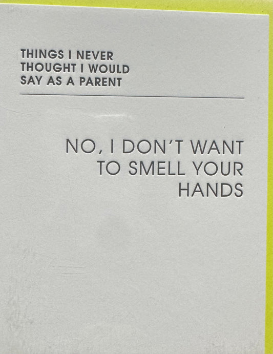 No, I Don't Want to Card