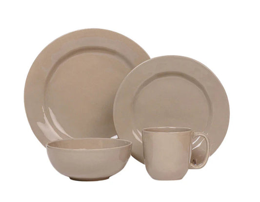 Puro 4pc Place Setting - Taupe