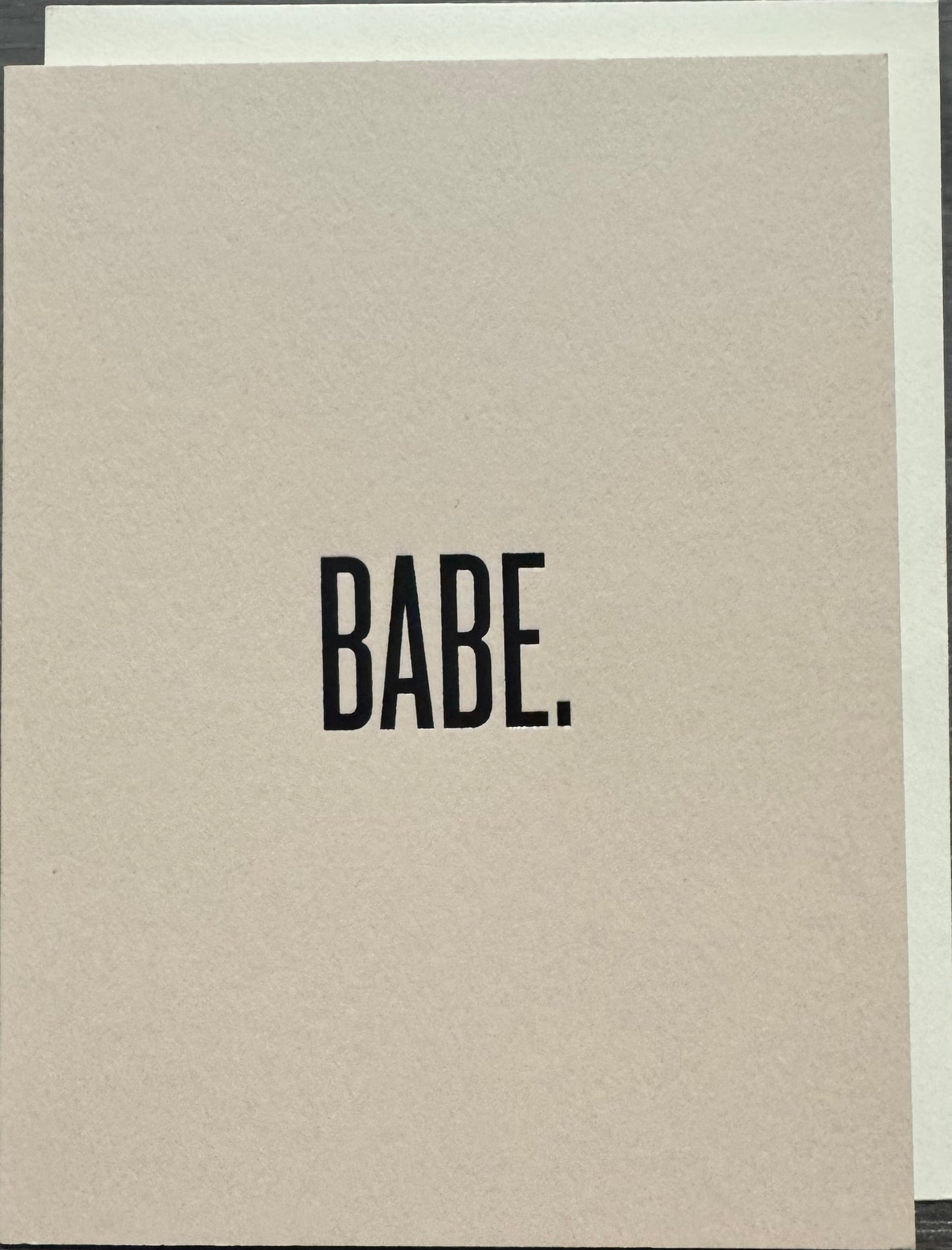 Babe. Card