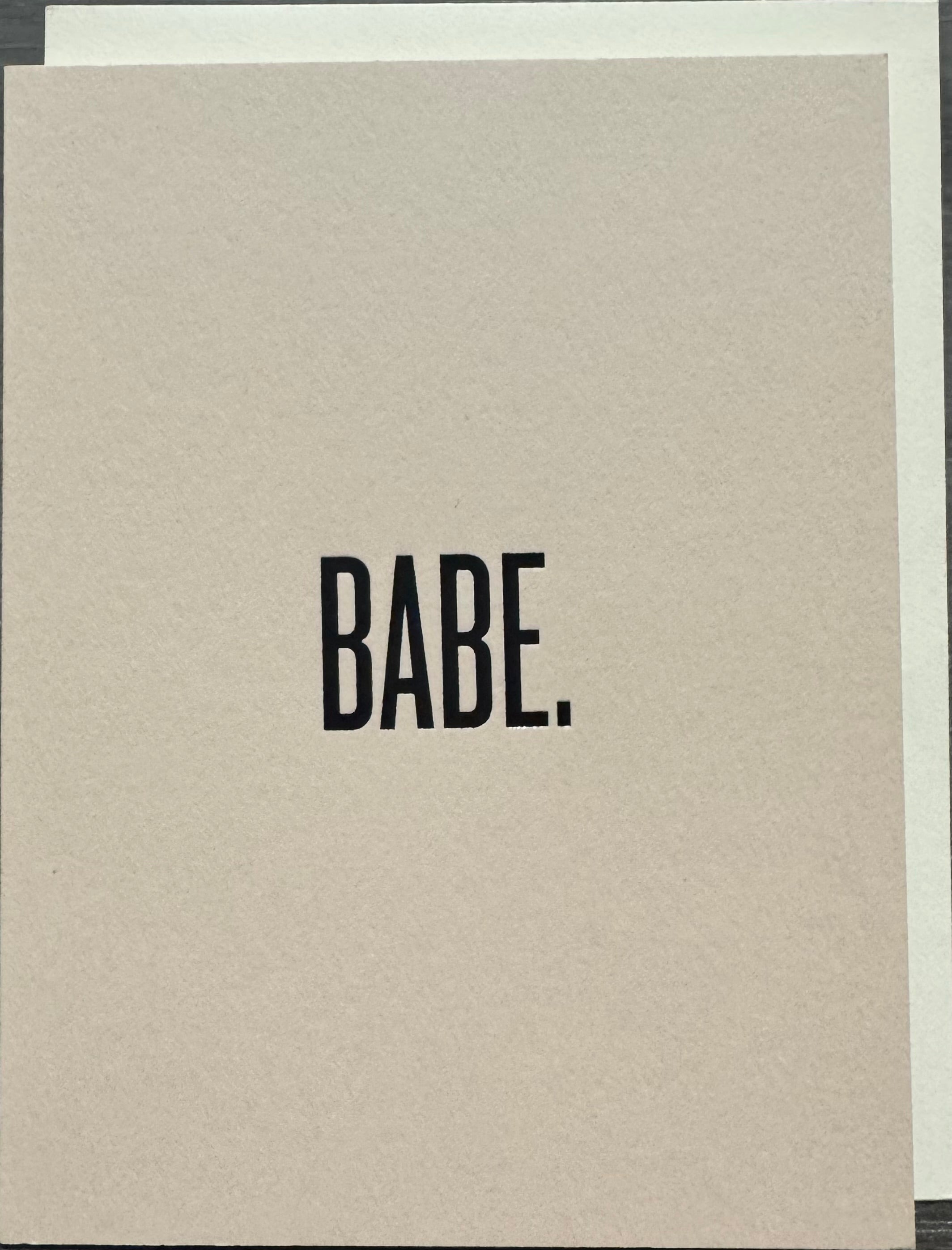 Babe. Card
