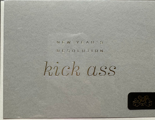 New Year's Resolution Card