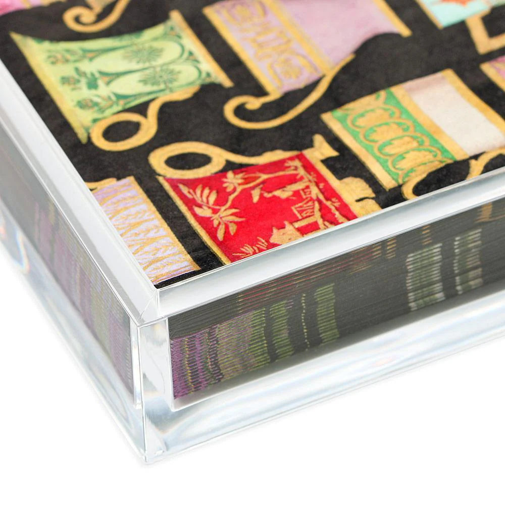 Acrylic Luncheon Napkin Holder - Crystal Clear