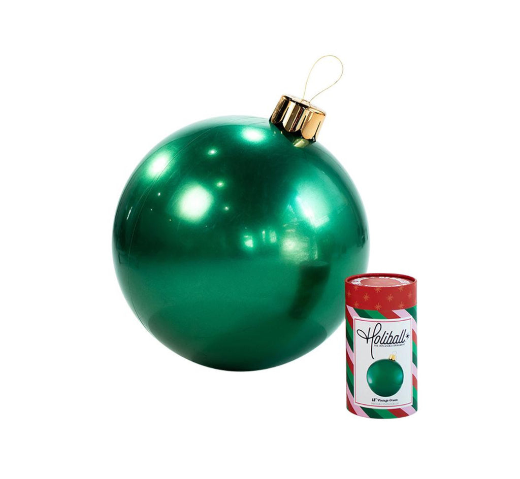 Vintage Green Holiball 18"