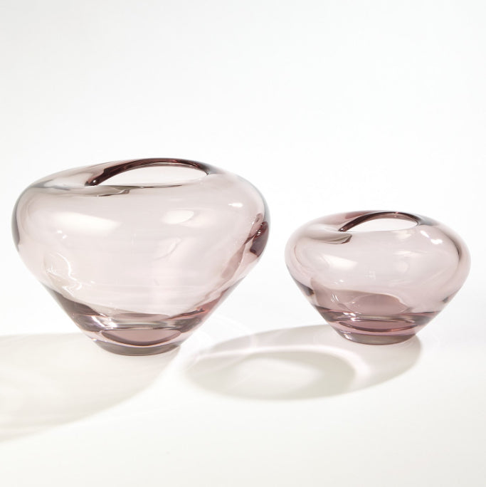 Undulating Vase-Amethyst-Sm