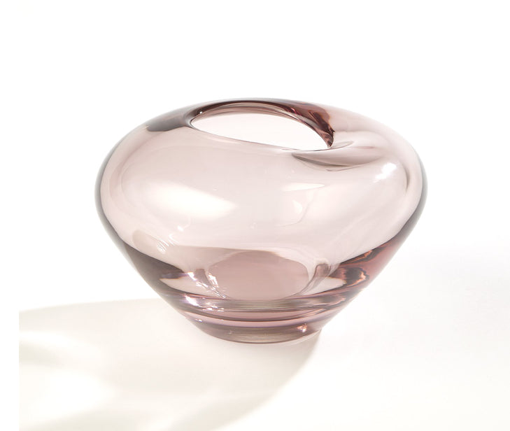 Undulating Vase-Amethyst-Sm