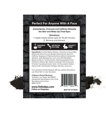 Bamboo Charcoal EYES: AKA Man Up, Puff Down