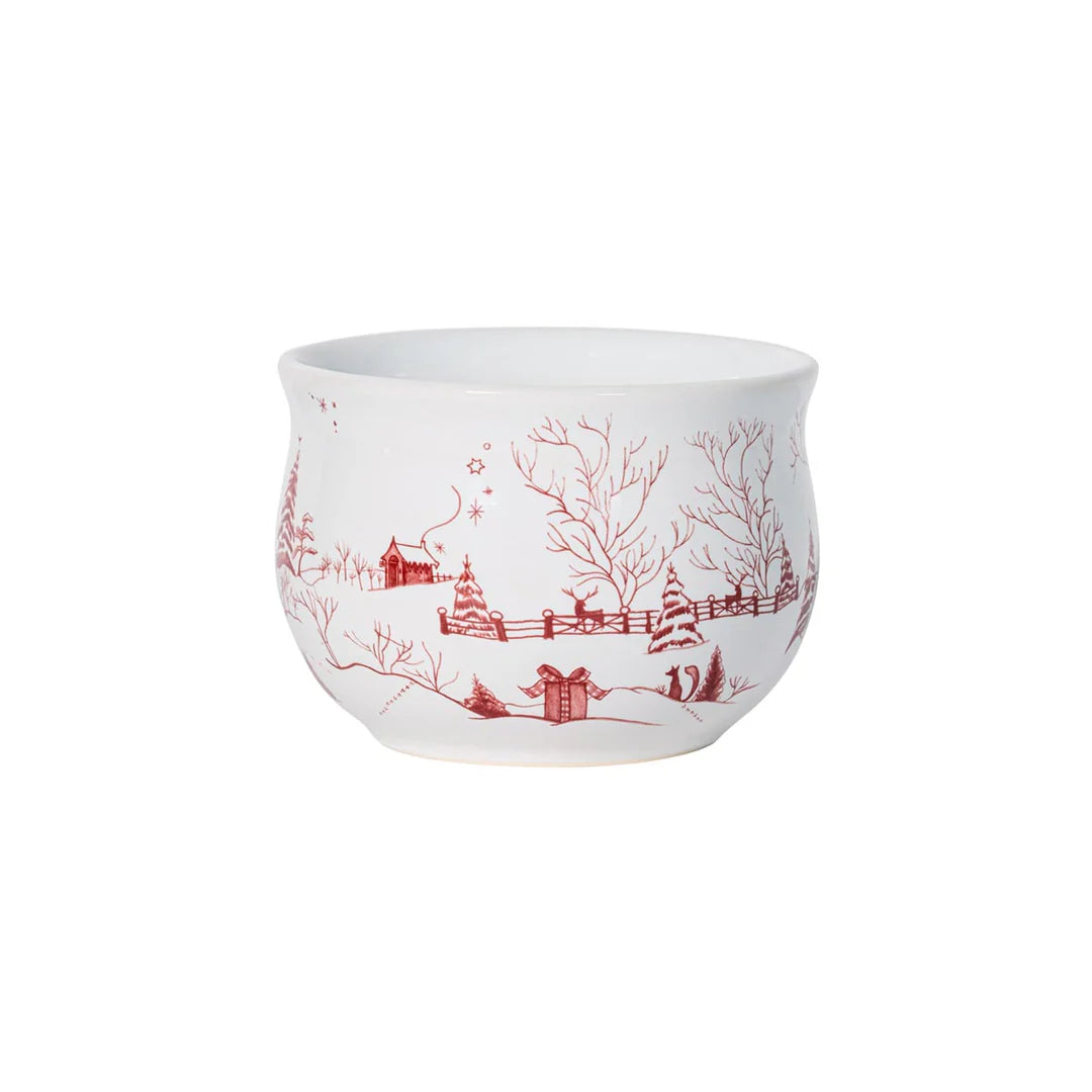 Country Estate Winter Frolic Ruby Comfort Bowl