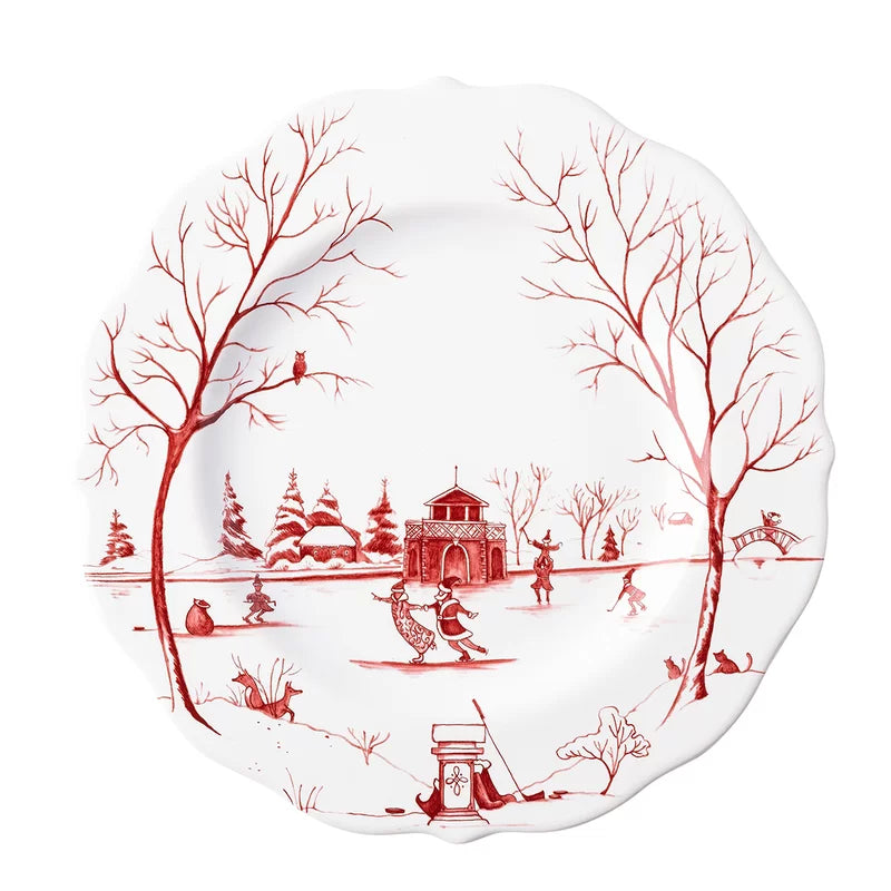 Country Estate Winter Frolic Dessert/Salad Plate