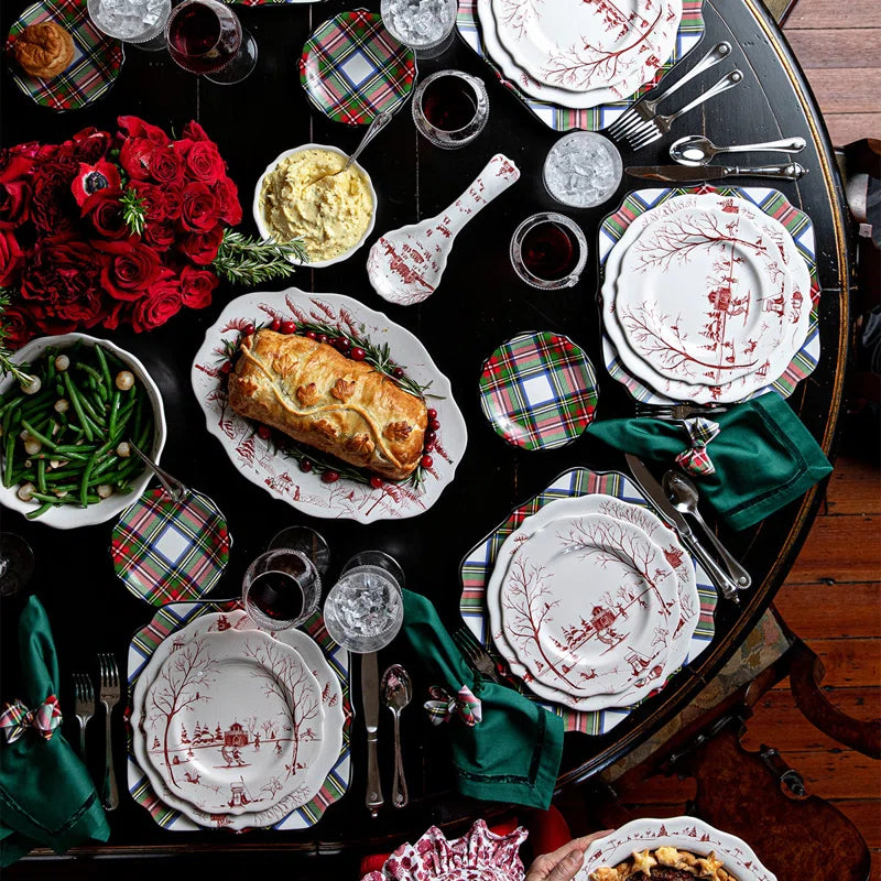 Country Estate Winter Frolic Dessert/Salad Plate