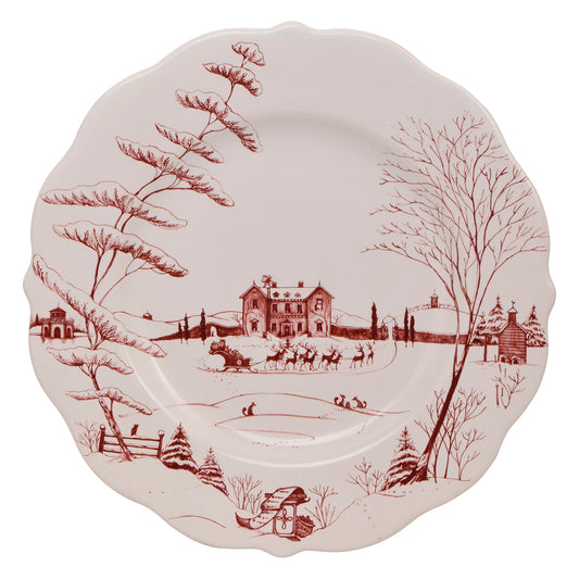 Country Estate Winter Frolic Dinner Plate