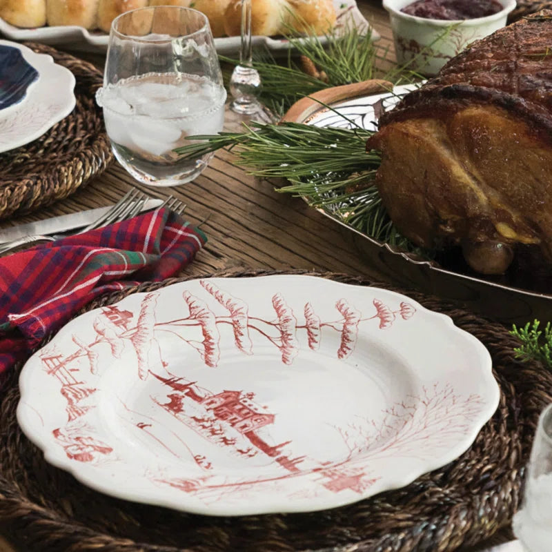 Country Estate Winter Frolic Dinner Plate