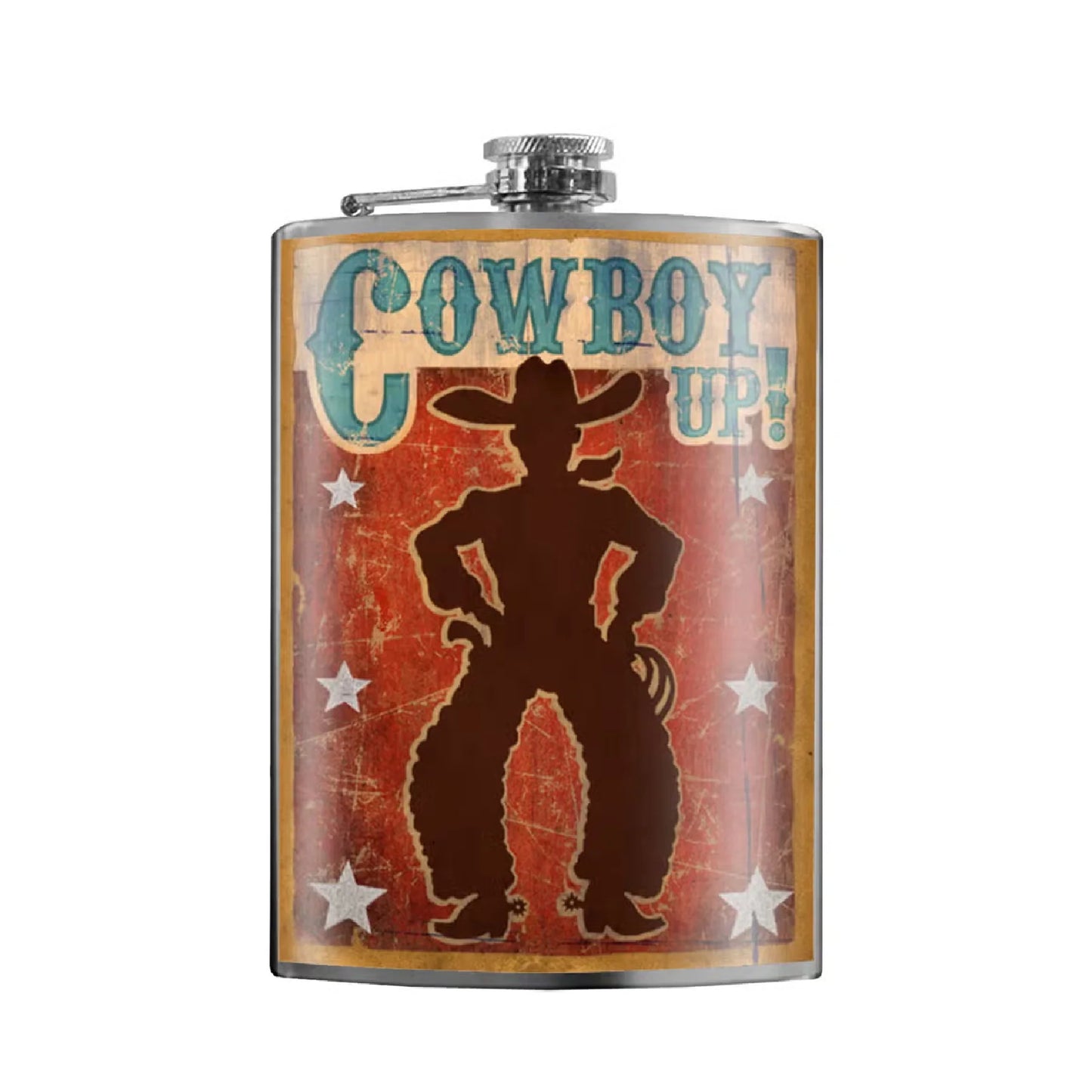 Cowboy Up Flask