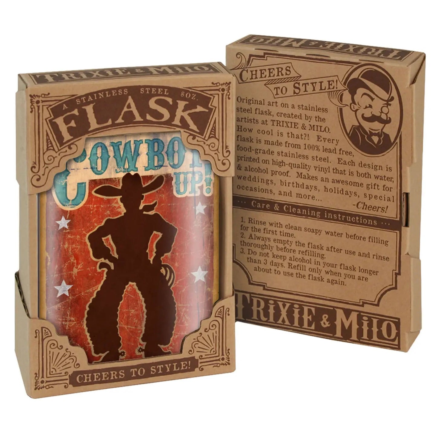 Cowboy Up Flask