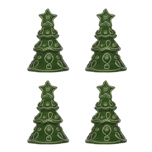 Berry & Thread Tree Place Card Holder Set/4 - Basil