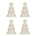 Berry & Thread Tree Place Card Holder Set/4 - Whitewash