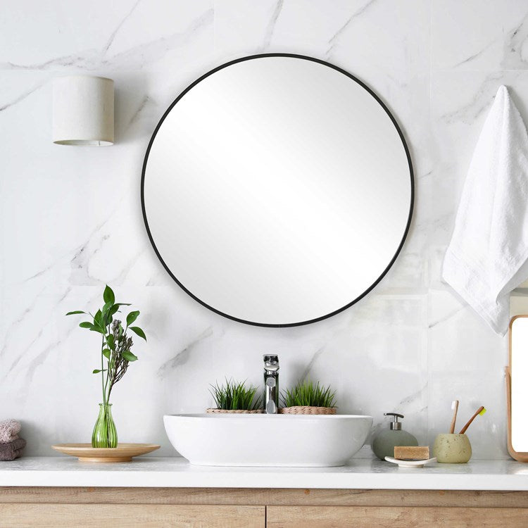 Black Circle Mirror