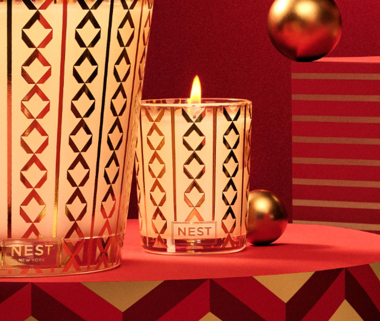 Holiday Votive Ornament Candle