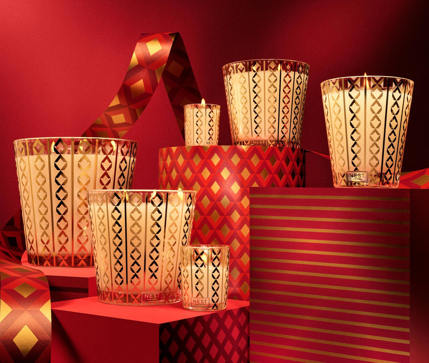 Holiday 3 Wick Candle