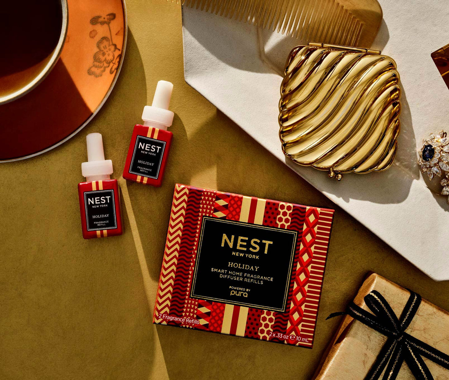 Holiday Refill Duo for NEST x Pura Smart Home Fragrance Diffuser