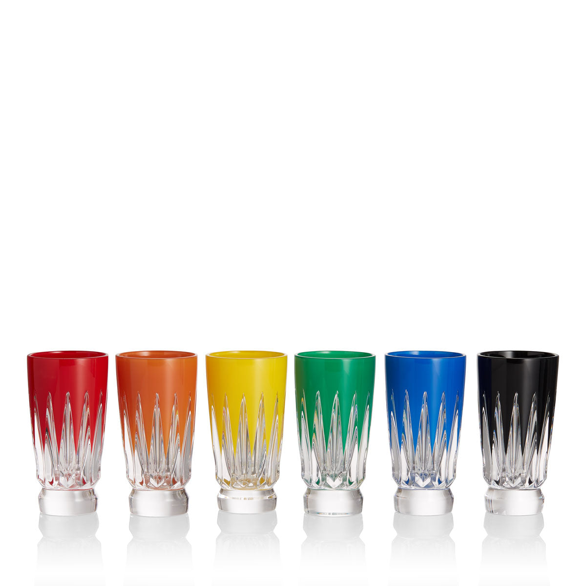 New Year Firework Mixed Shot Glasses, Set of 6