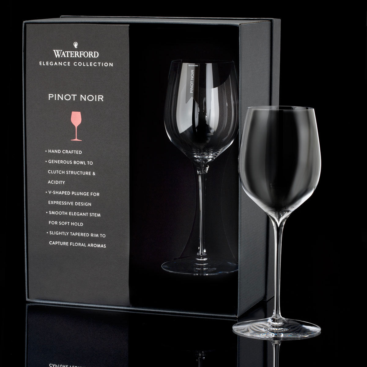 Elegance Pinot Noir Wine Glass, Pair