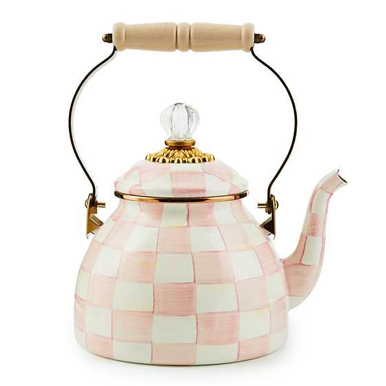 Rosy Check 2 Quart Tea Kettle