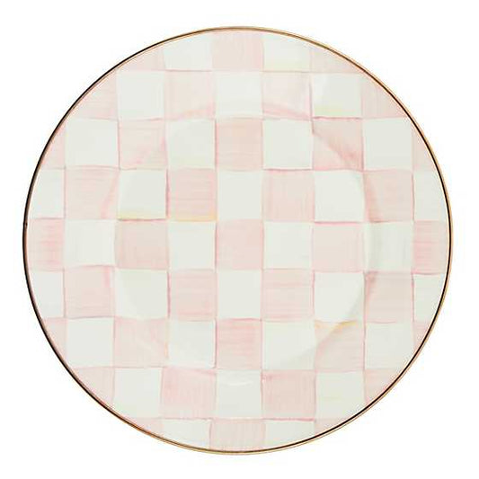 Rosy Check Dinner Plate