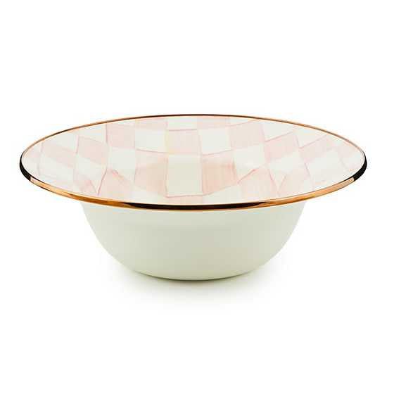 Rosy Check Serving Bowl