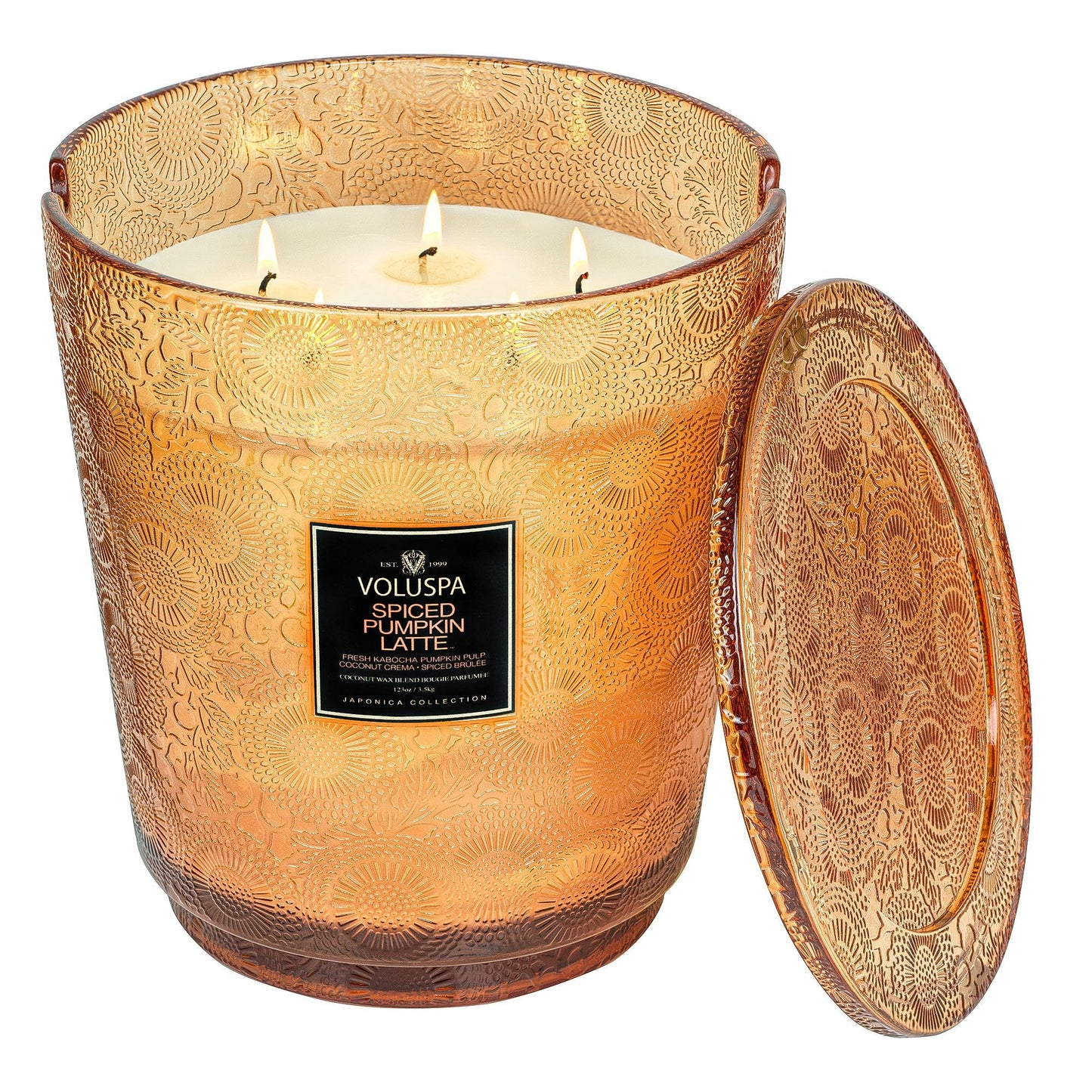 Spiced Pumpkin Latte 5 Wick Hearth Candle