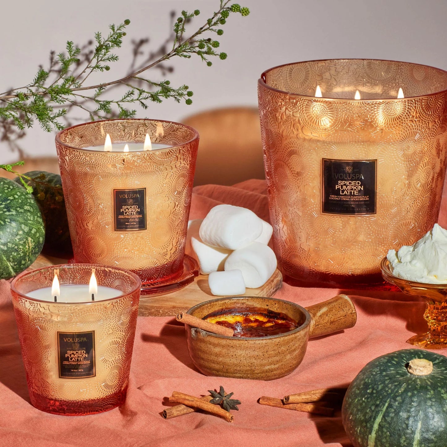 Spiced Pumpkin Latte 5 Wick Hearth Candle