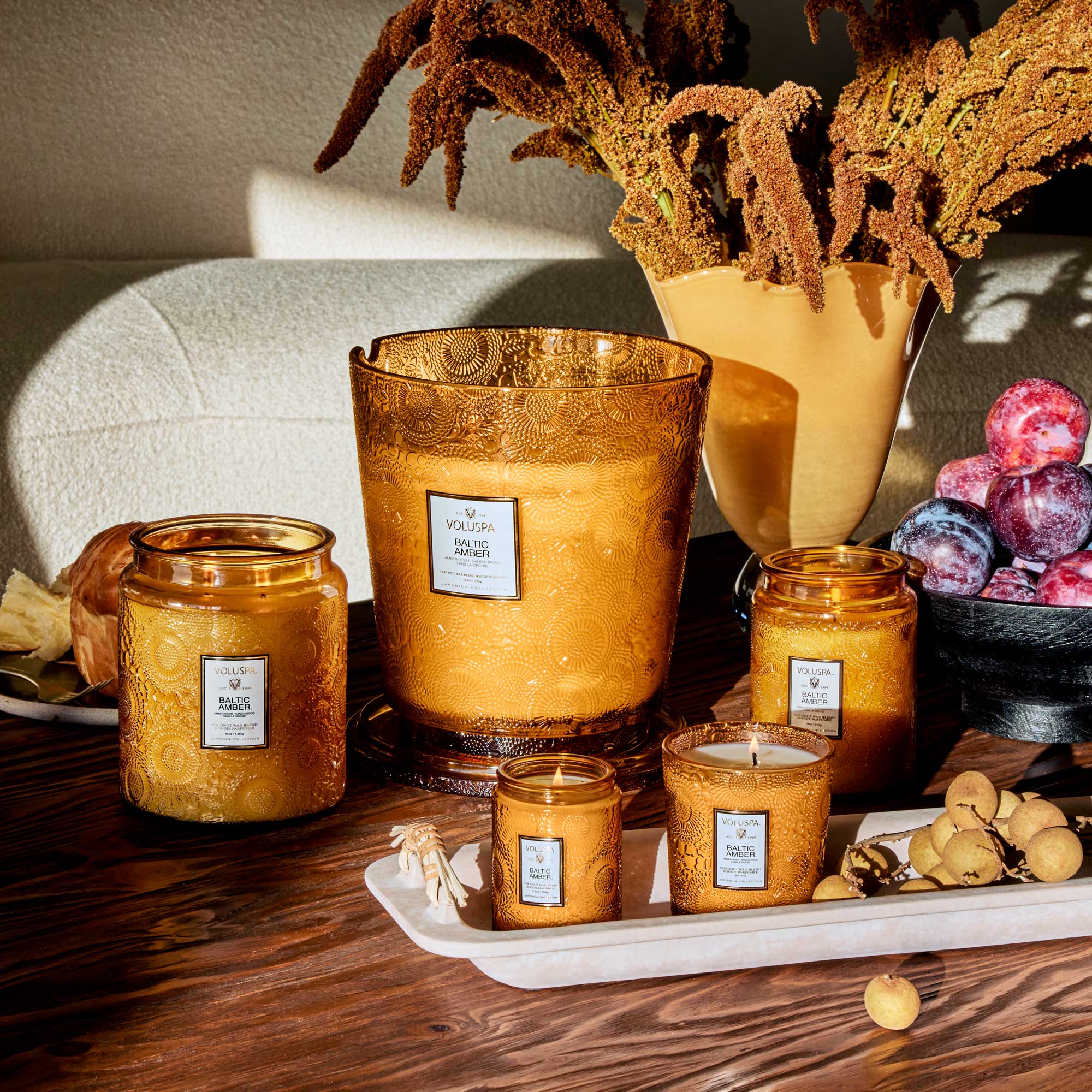 Baltic Amber Hearth Candle