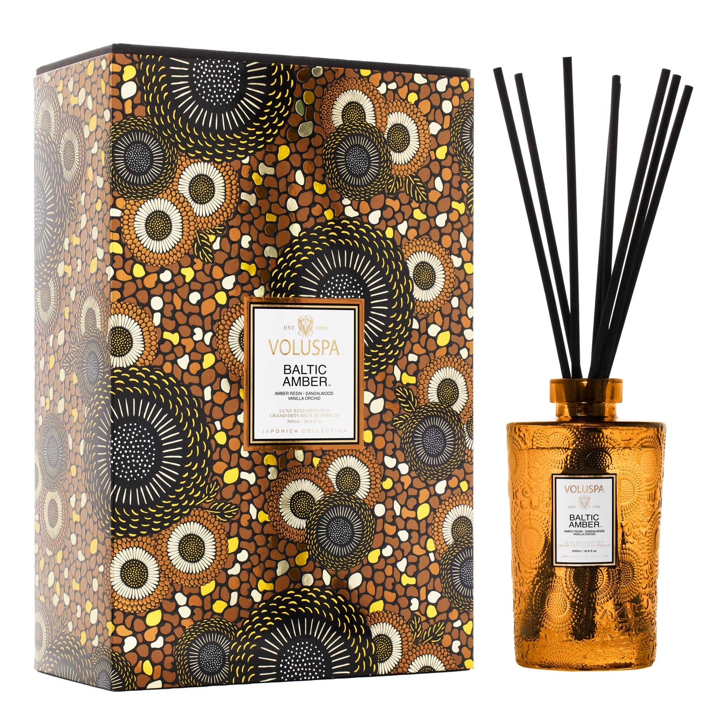 Baltic Amber Luxe Reed Diffuser